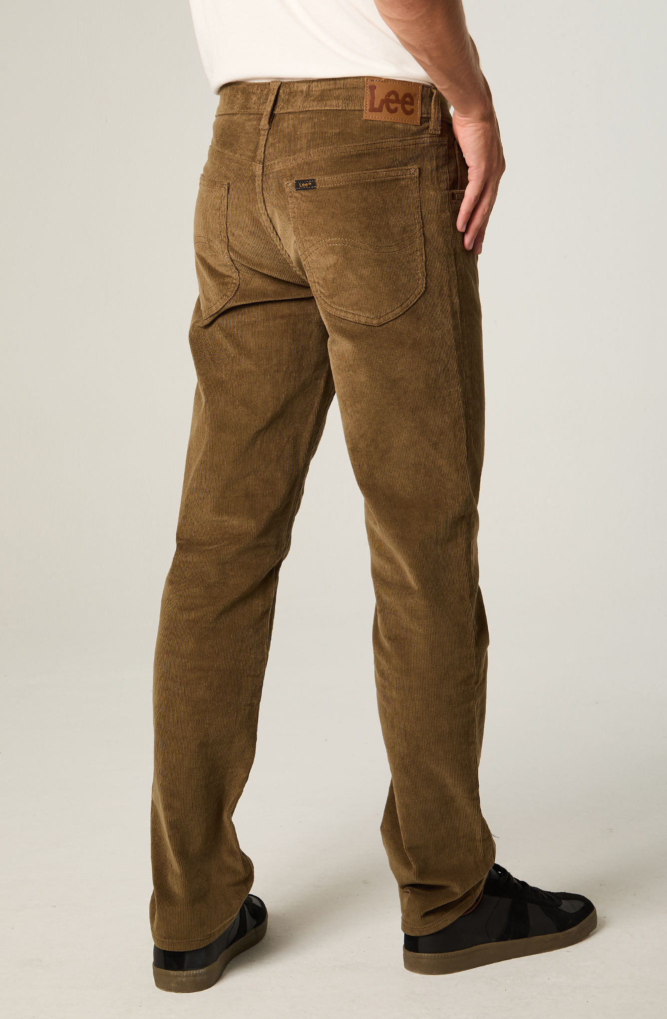 PANTALON HOMBRE REGULAR CAFE  CLARO DAREN COTELE - 3