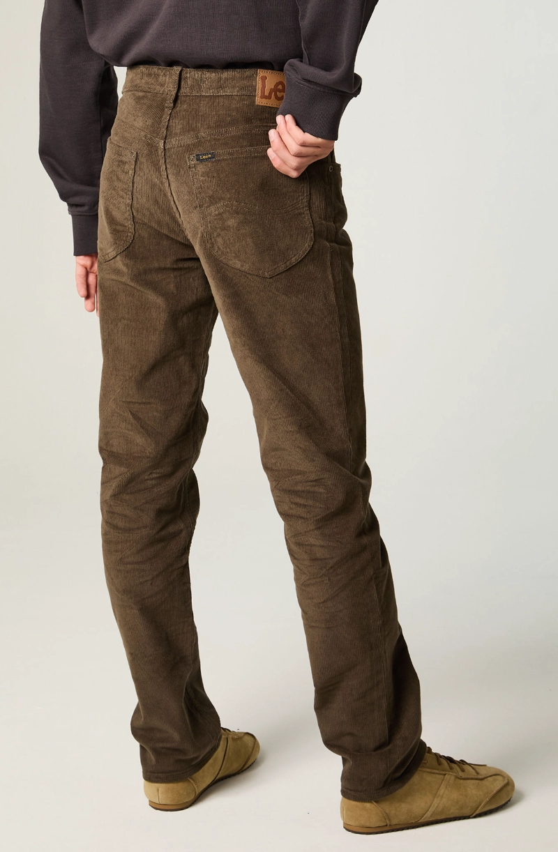PANTALON HOMBRE REGULAR VERDE MILITAR DAREN COTELE - 3