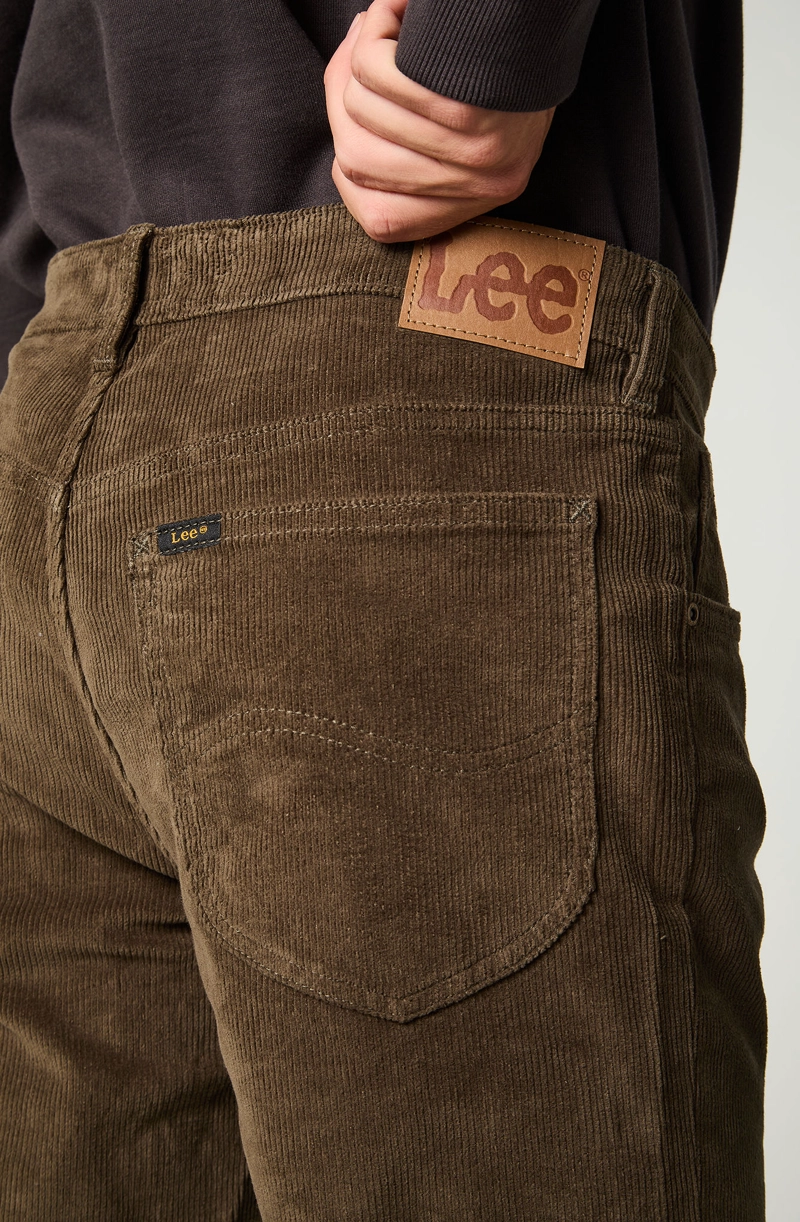 PANTALON HOMBRE REGULAR VERDE MILITAR DAREN COTELE - 4