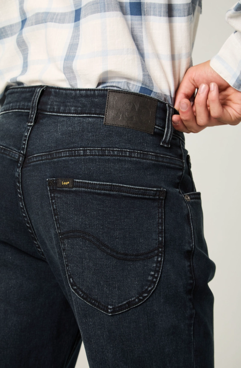 JEANS HOMBRE STRAIGHT TIRO ALTO AZUL OSCURO BROOKLYN - 4