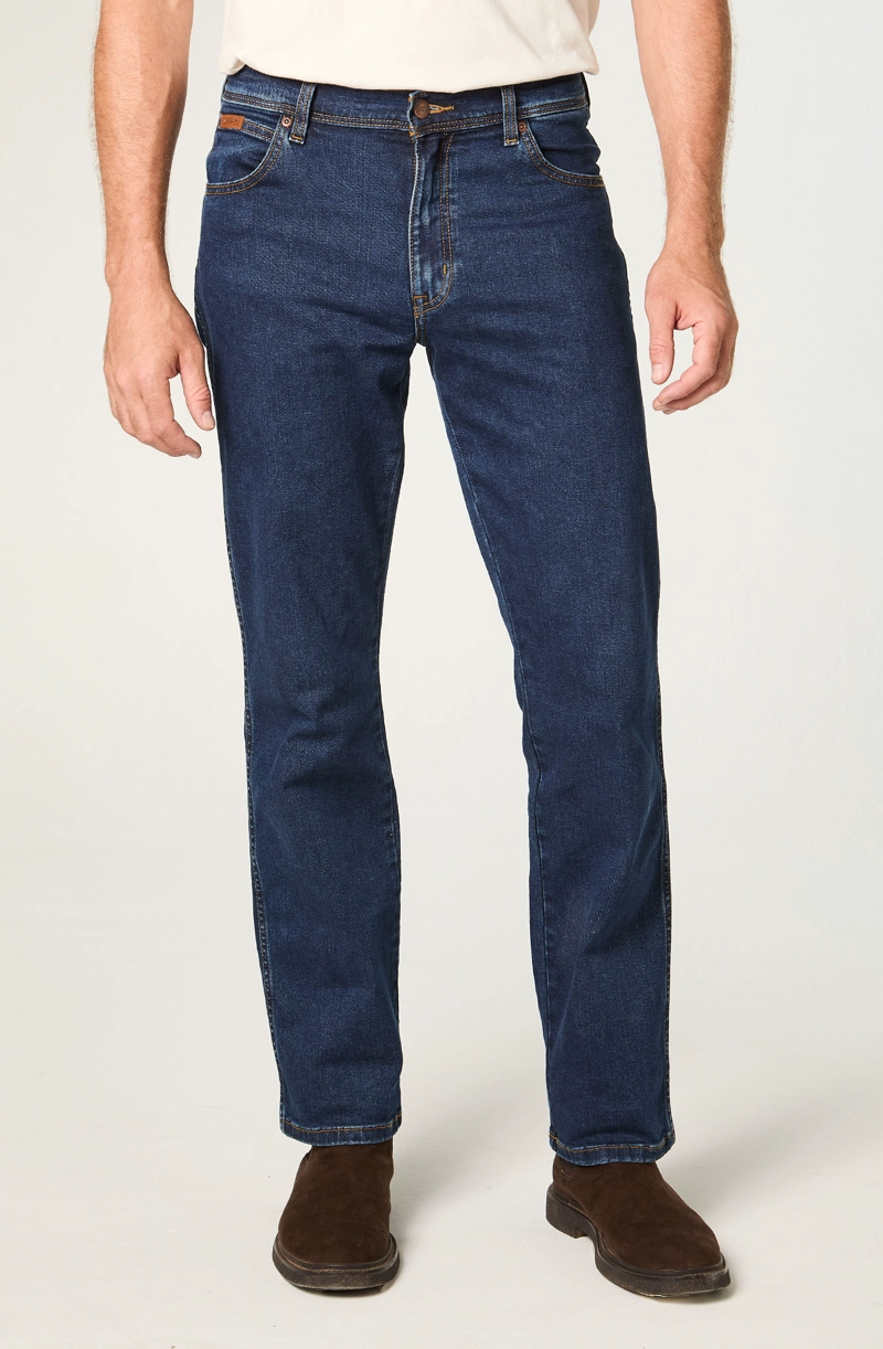 JEANS HOMBRE TEXAS STRAIGHT TIRO ALTO AZUL - 1