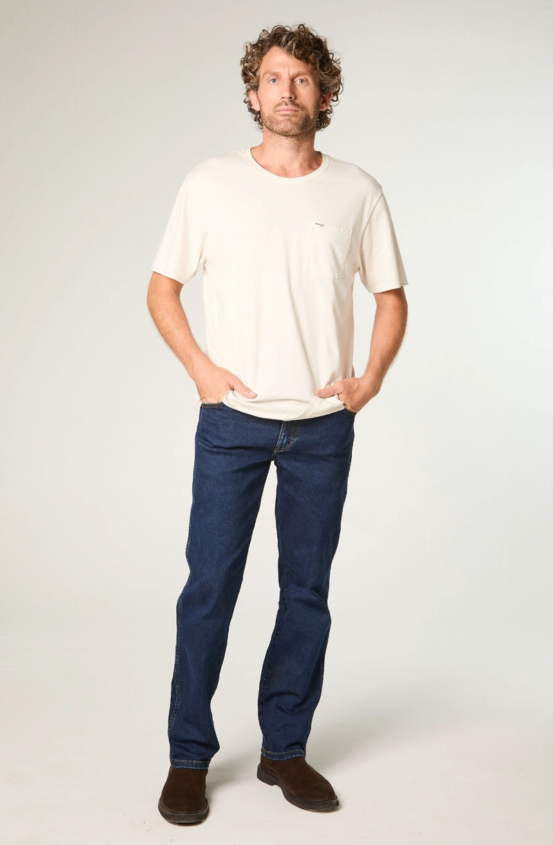 JEANS HOMBRE TEXAS STRAIGHT TIRO ALTO AZUL - 2