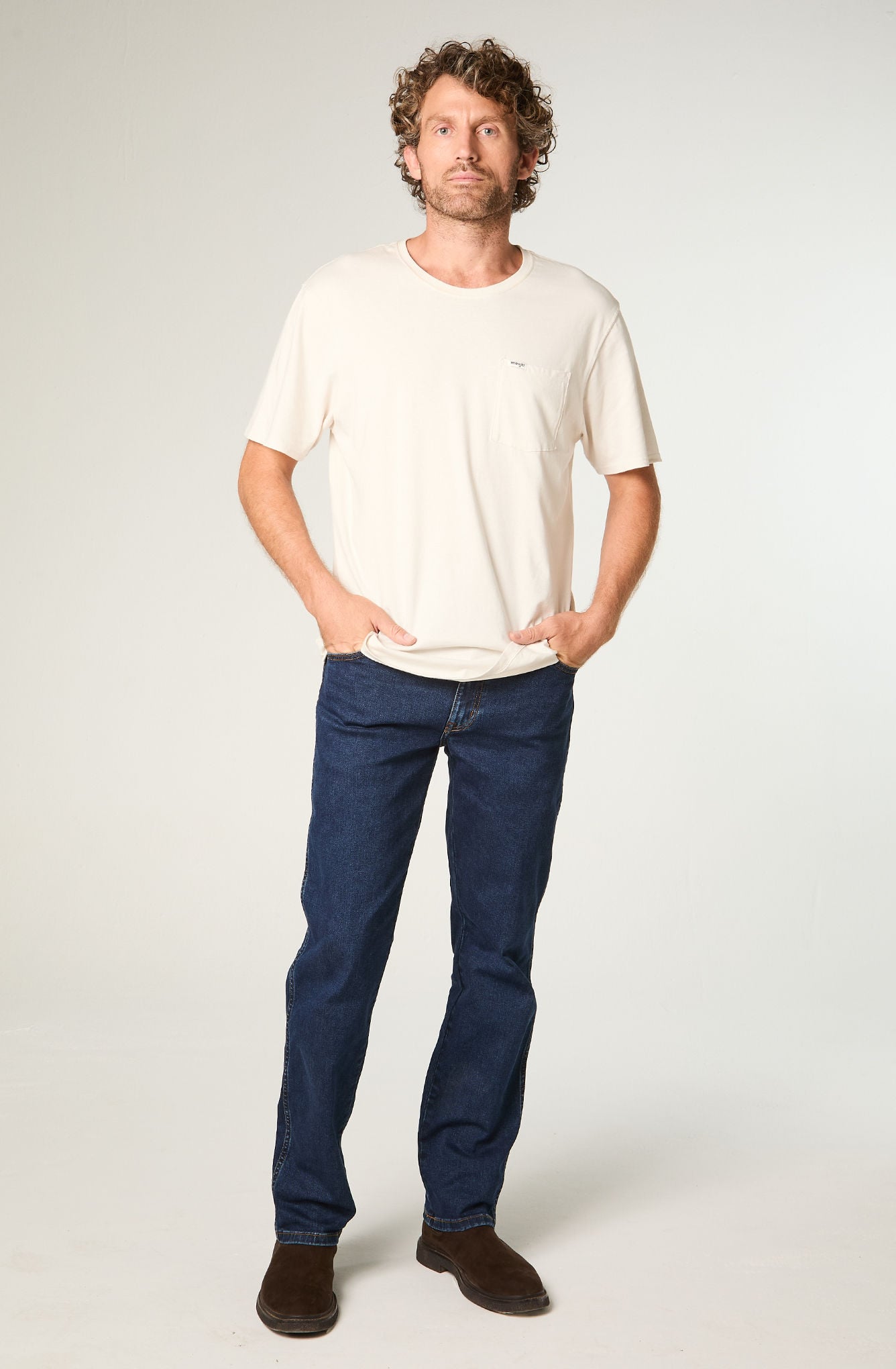 JEANS HOMBRE TEXAS STRAIGHT TIRO ALTO AZUL - 2