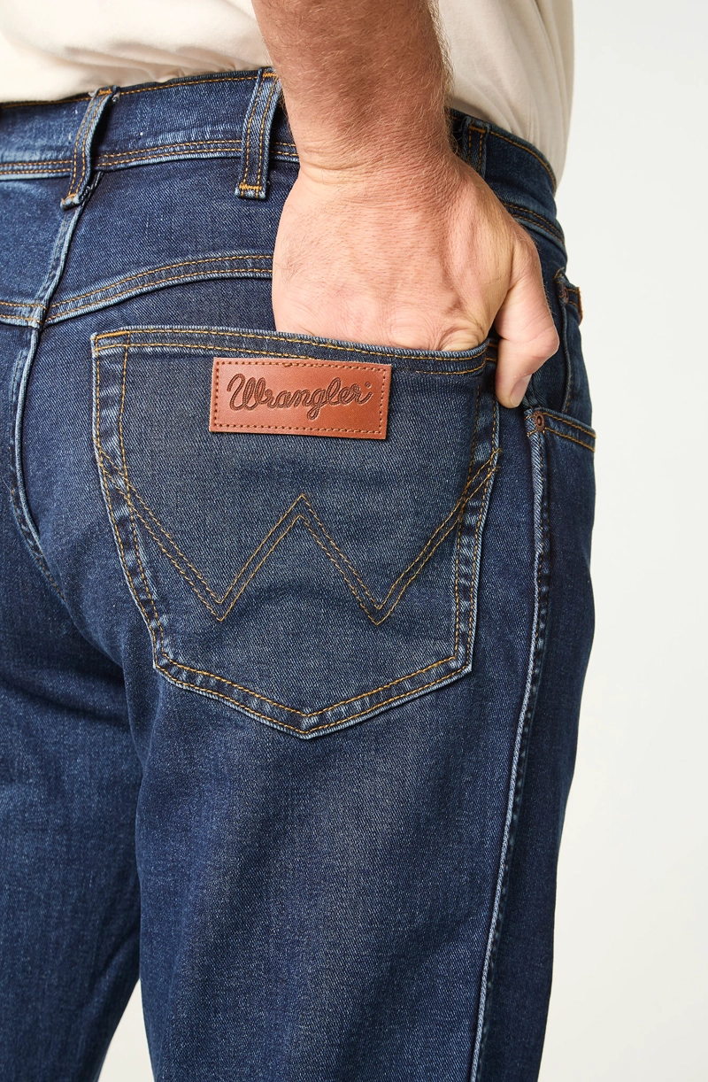 JEANS HOMBRE TEXAS STRAIGHT TIRO ALTO AZUL - 4