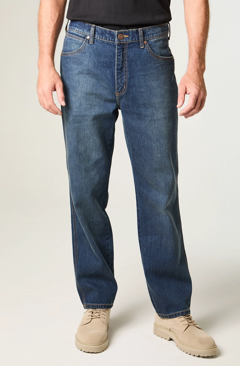 JEANS HOMBRE FRONTIER RELAX STRAIGHT TIRO MEDIO AZUL - 1