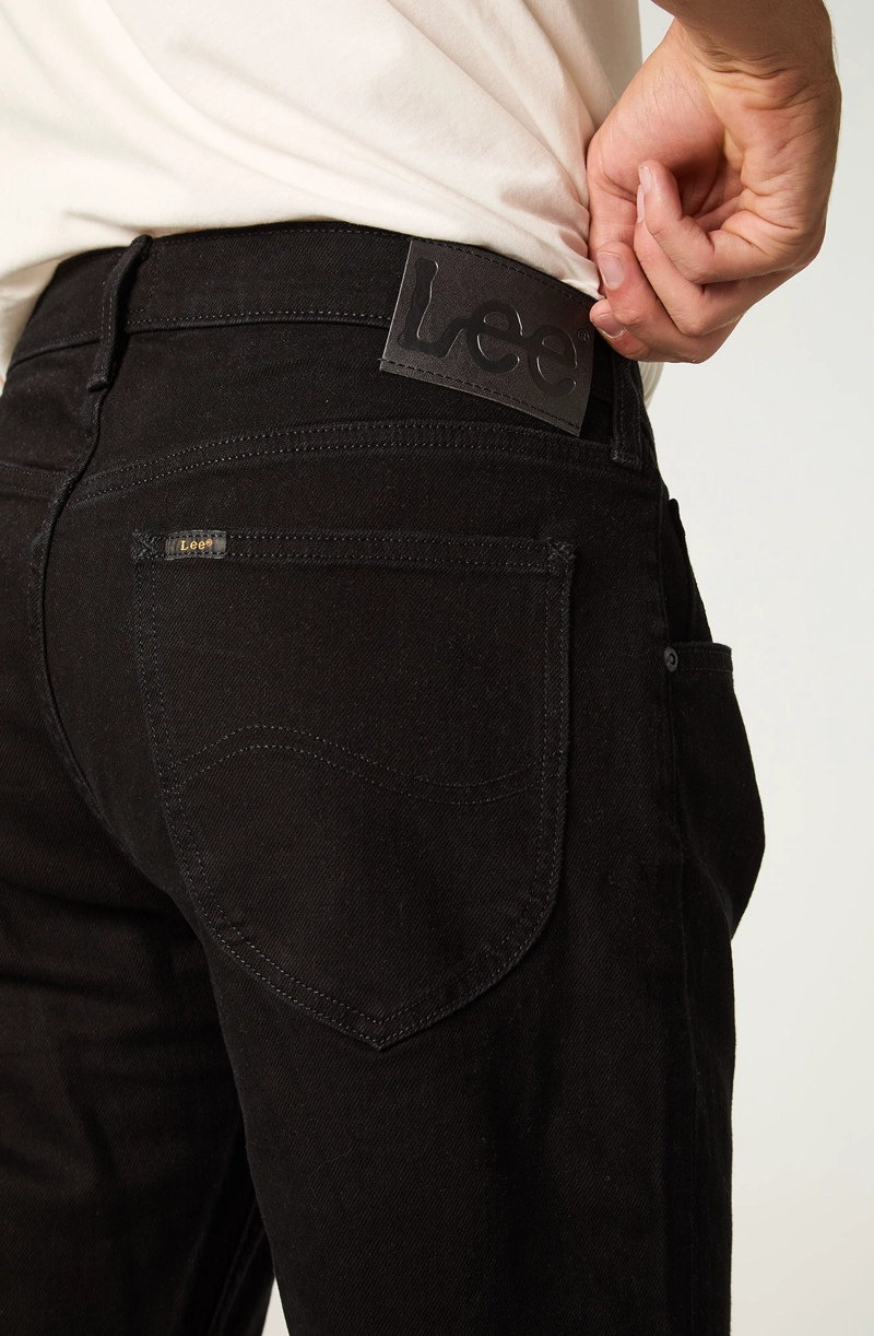 JEANS HOMBRE STRAIGHT TIRO MEDIO NEGRO DAREN - 4
