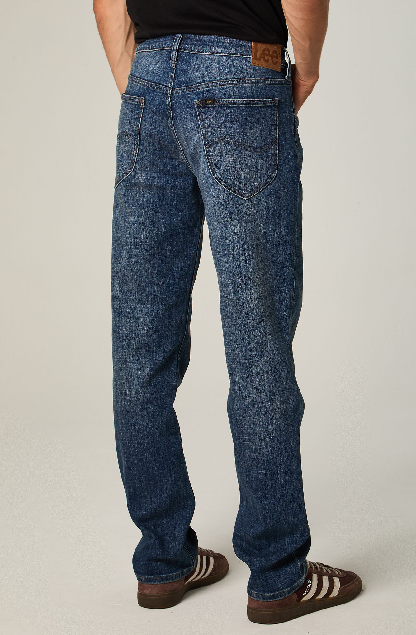 JEANS HOMBRE STRAIGHT TIRO MEDIO AZUL DAREN - 3