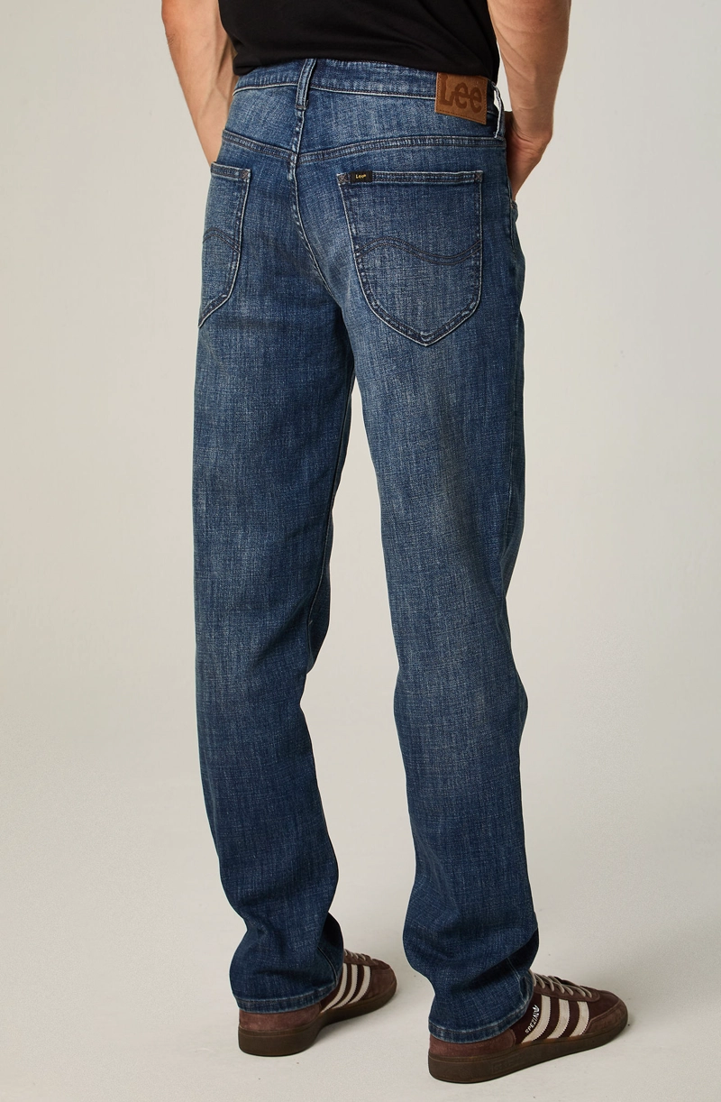 JEANS HOMBRE STRAIGHT TIRO MEDIO AZUL DAREN - 3