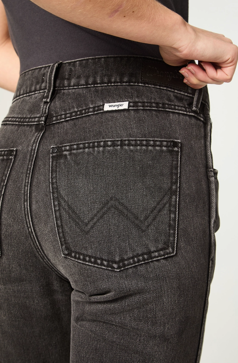 JEANS MUJER PIPER SLIM TIRO MEDIO NEGRO - 4