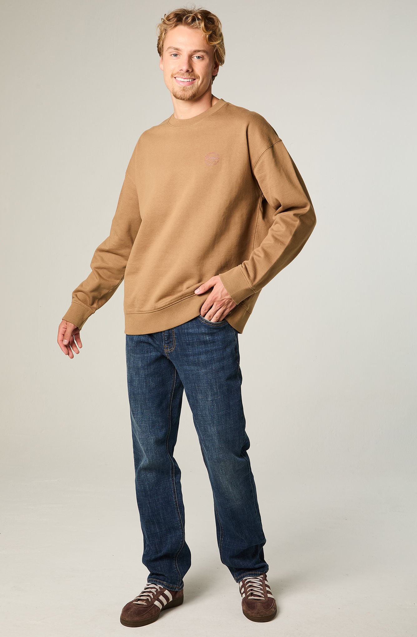 JEANS HOMBRE STRAIGHT TIRO ALTO AZUL BROOKLYN - 2
