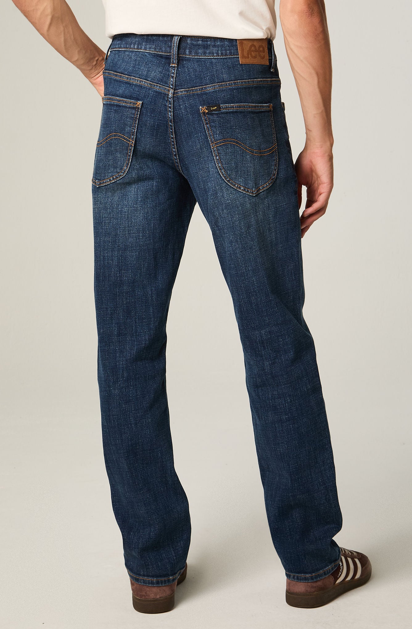 JEANS HOMBRE STRAIGHT TIRO ALTO AZUL BROOKLYN - 3
