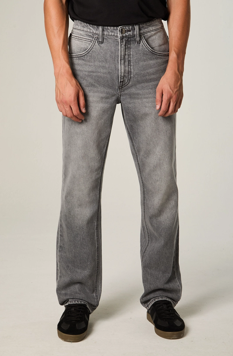 JEANS HOMBRE STRAIGHT TIRO ALTO GRIS BROOKLYN - 1