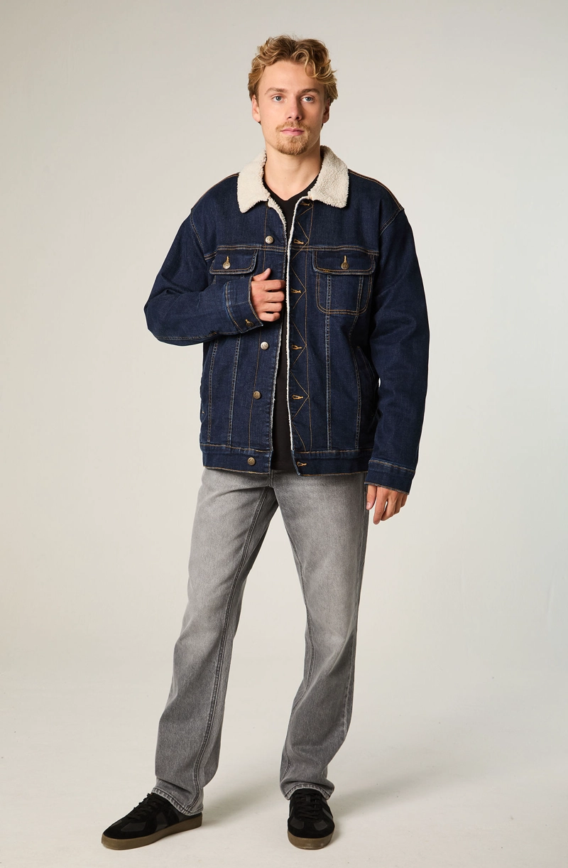 JEANS HOMBRE STRAIGHT TIRO ALTO GRIS BROOKLYN - 2