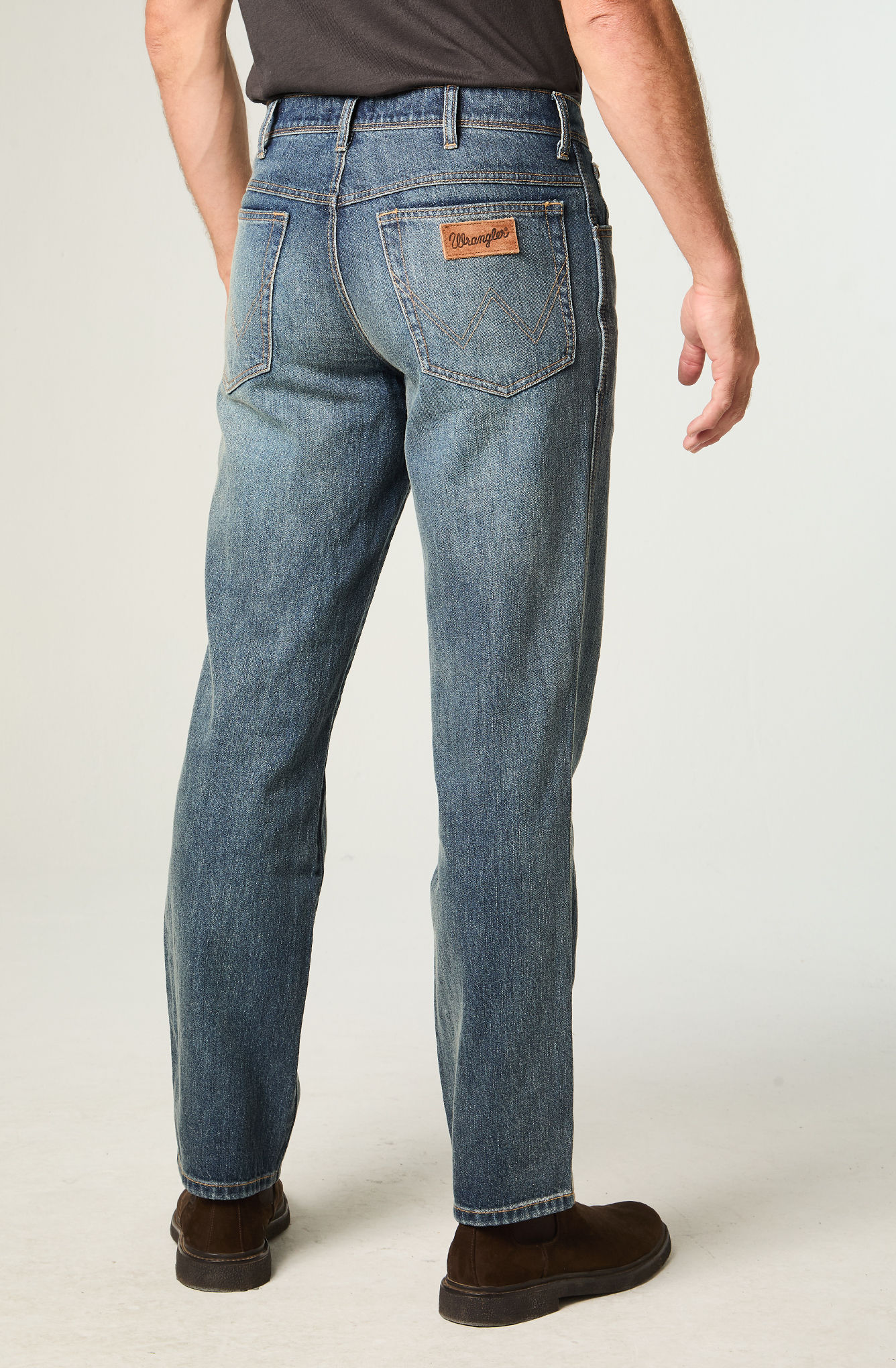 JEANS HOMBRE TEXAS STRAIGHT TIRO ALTO AZUL - 3