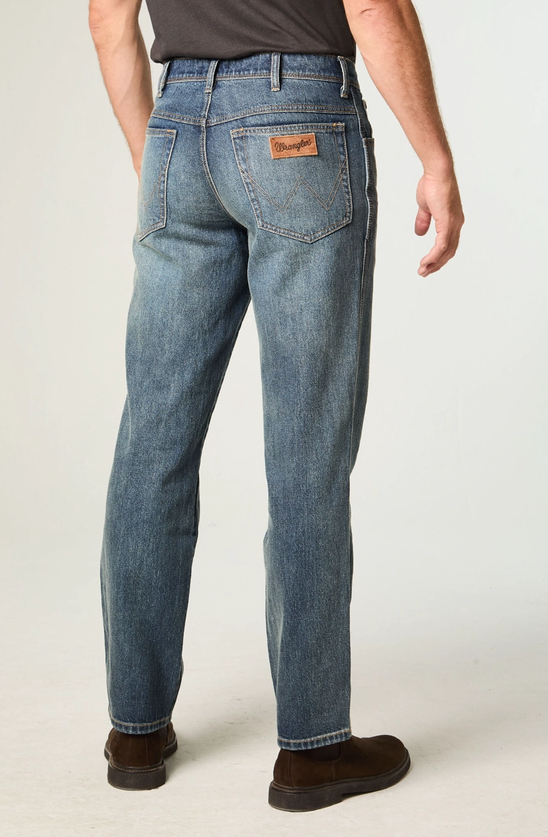 JEANS HOMBRE TEXAS STRAIGHT TIRO ALTO AZUL - 3