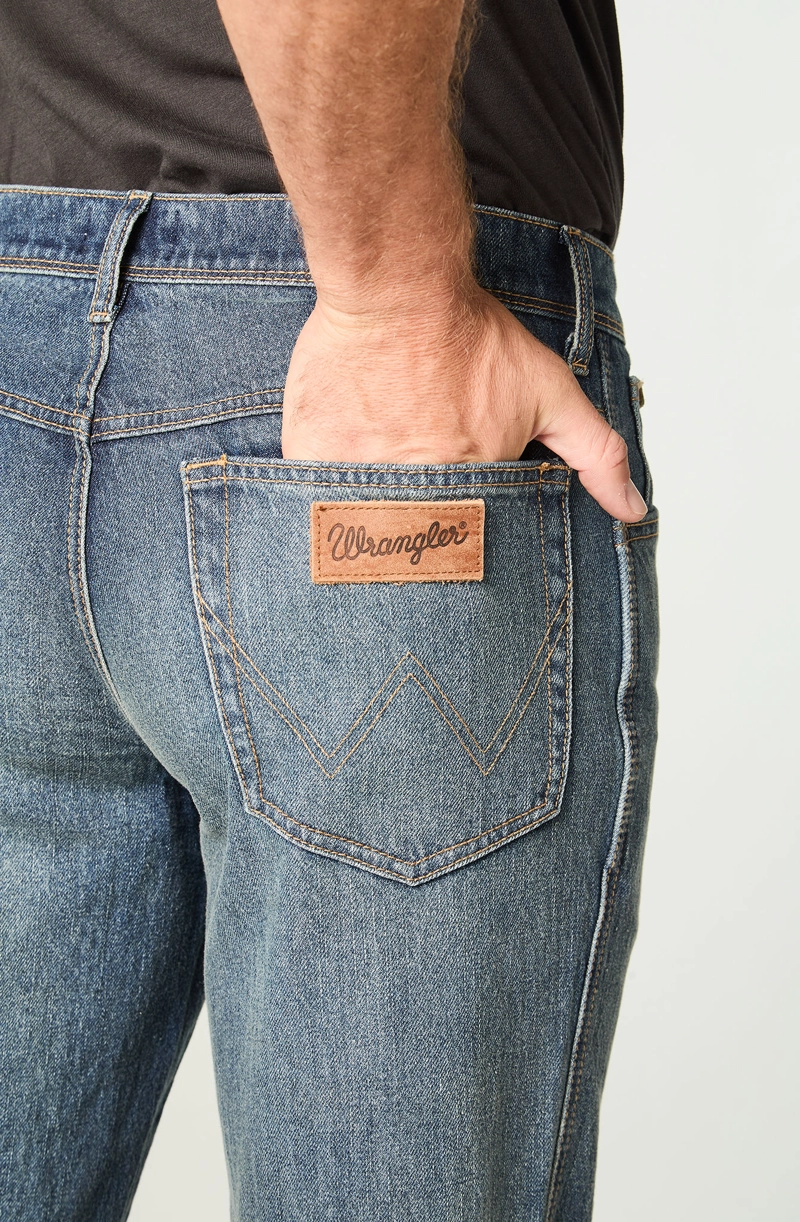 JEANS HOMBRE TEXAS STRAIGHT TIRO ALTO AZUL - 4