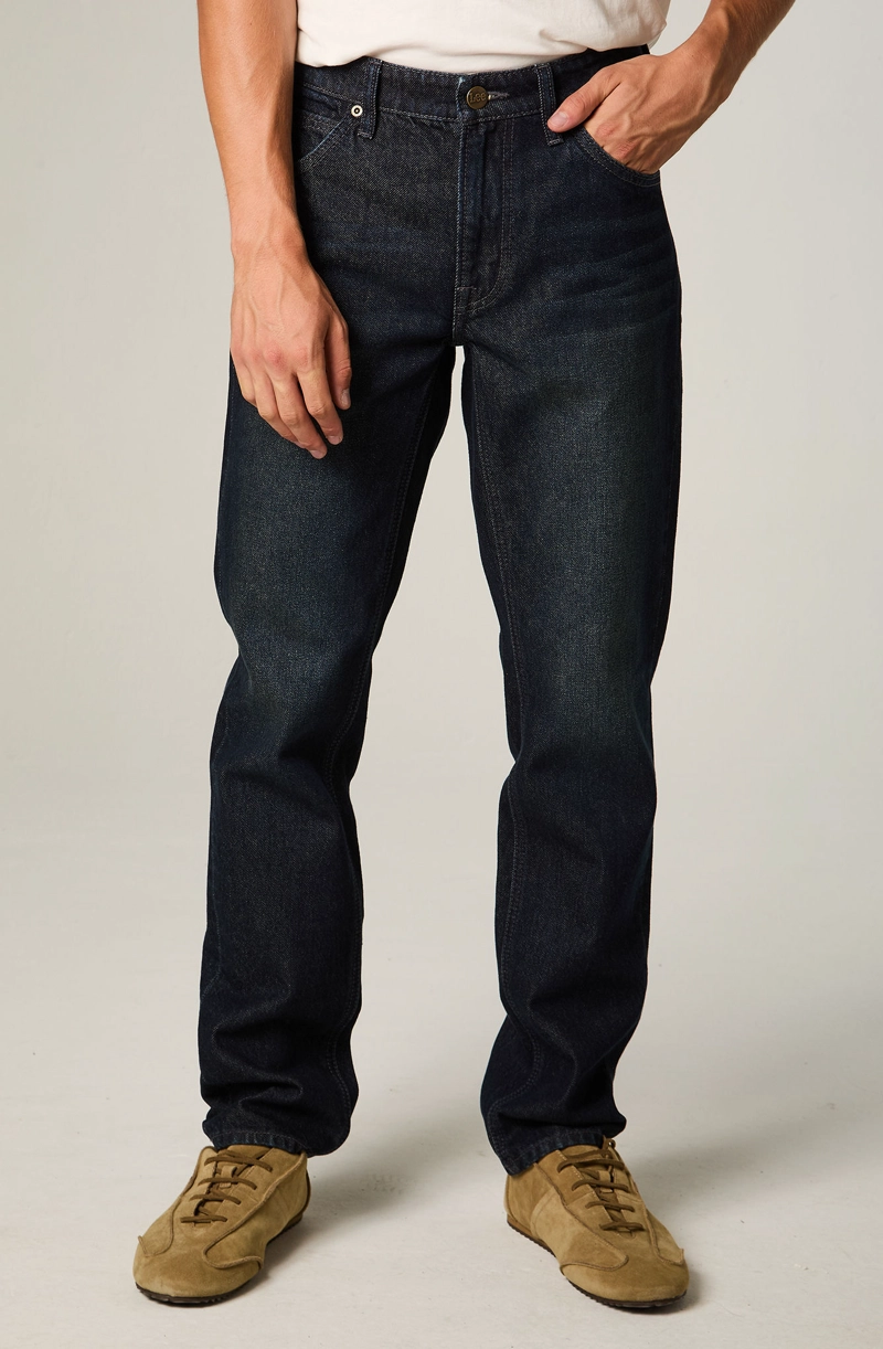 JEANS HOMBRE STRAIGHT TIRO MEDIO RAW DAREN - 1