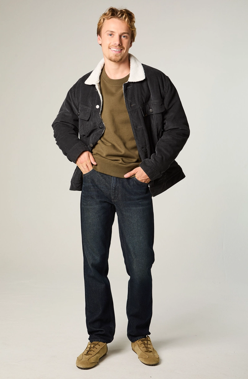 JEANS HOMBRE STRAIGHT TIRO MEDIO RAW DAREN - 2