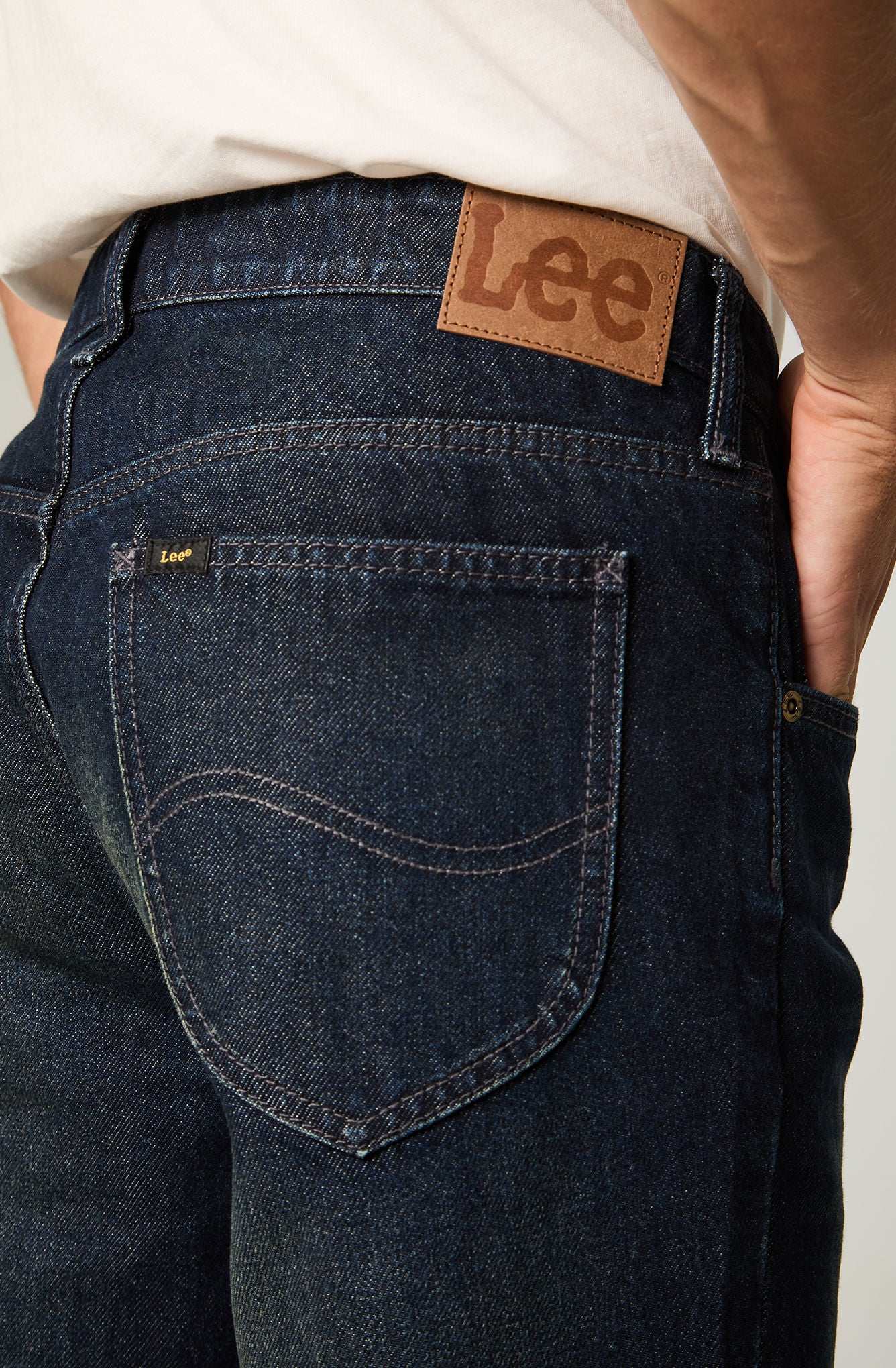 JEANS HOMBRE STRAIGHT TIRO MEDIO RAW DAREN - 4