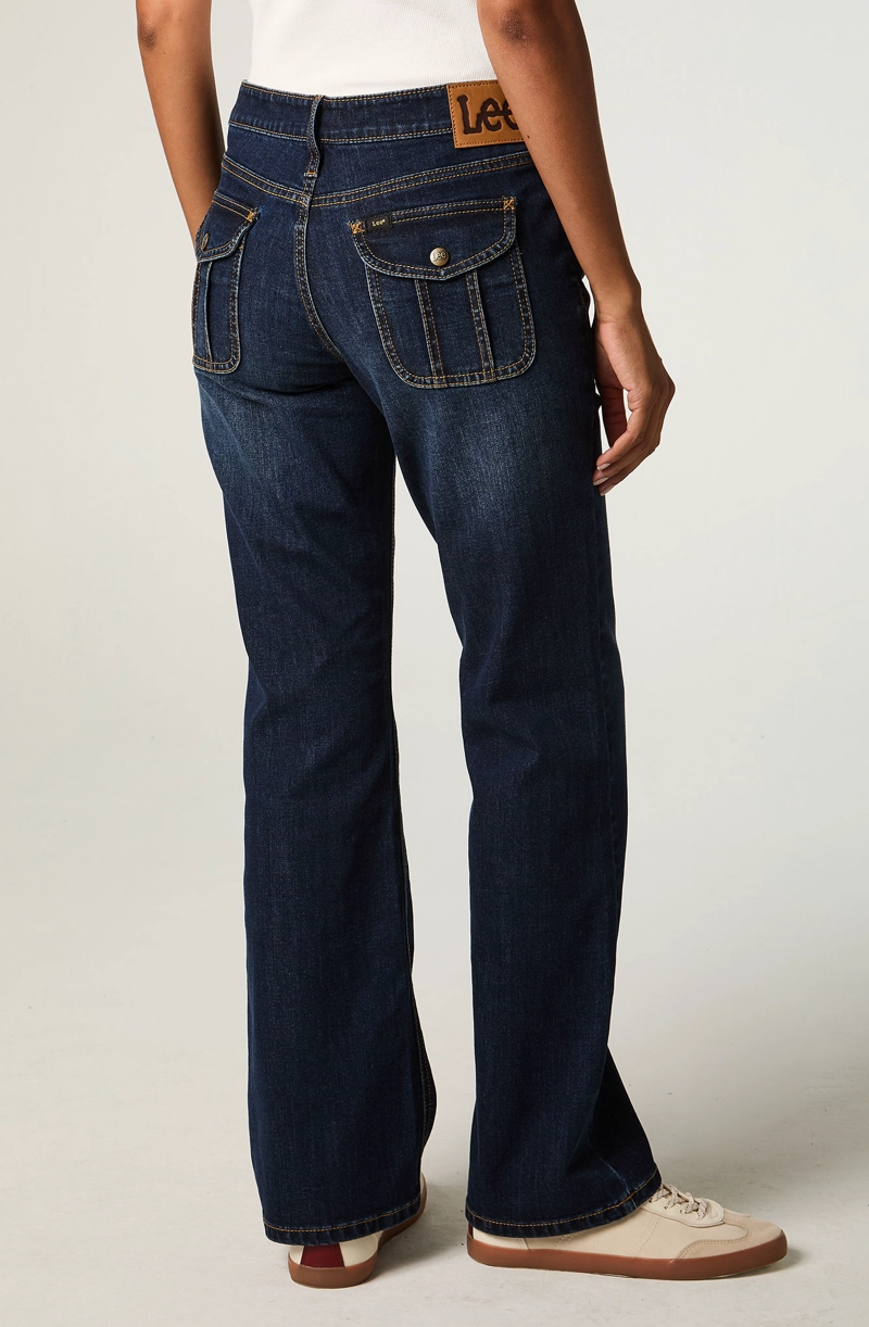 JEANS MUJER BOOT CUT AZUL OSCURO JESSICA - 3
