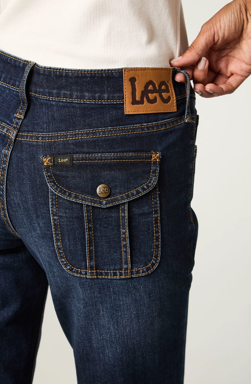 JEANS MUJER BOOT CUT AZUL OSCURO JESSICA - 4