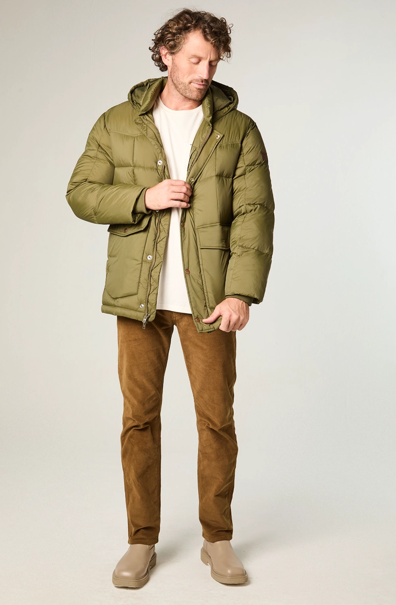 CHAQUETA HOMBRE PARKA JACKET REGULAR FIT GRIS - 2