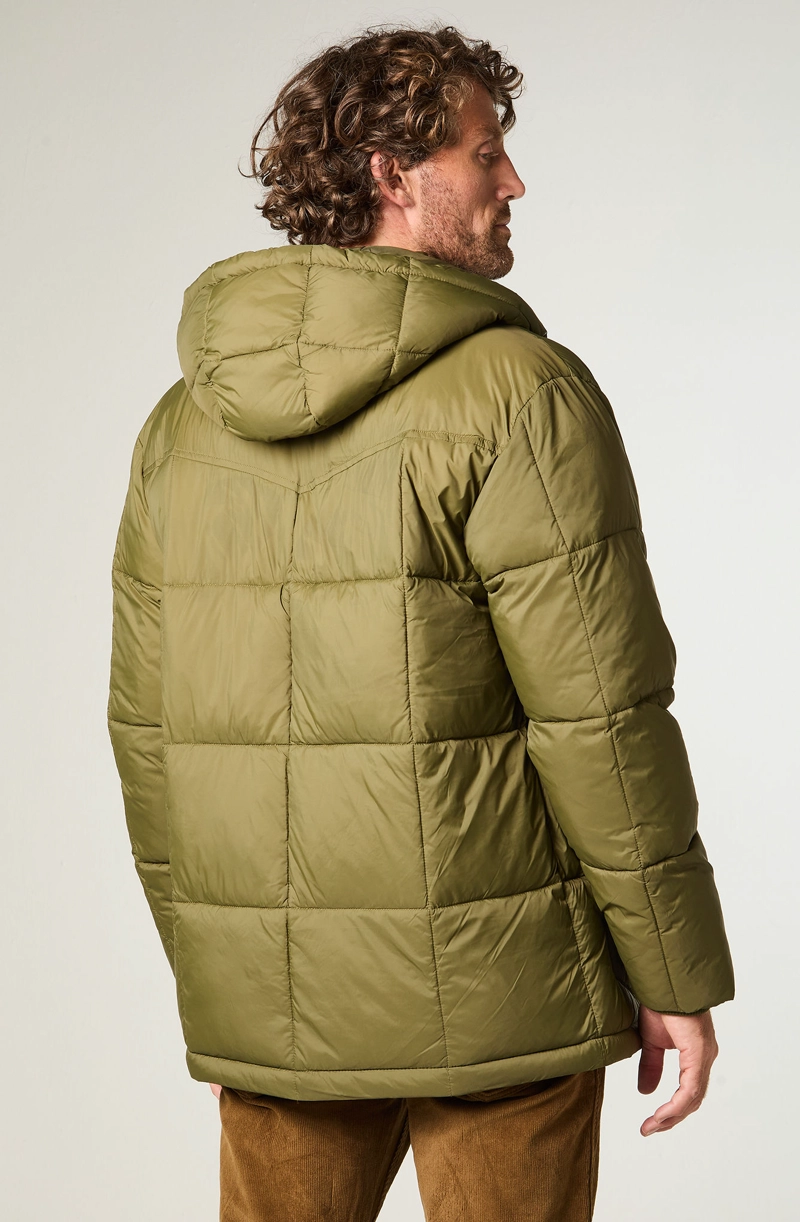 CHAQUETA HOMBRE PARKA JACKET REGULAR FIT GRIS - 4