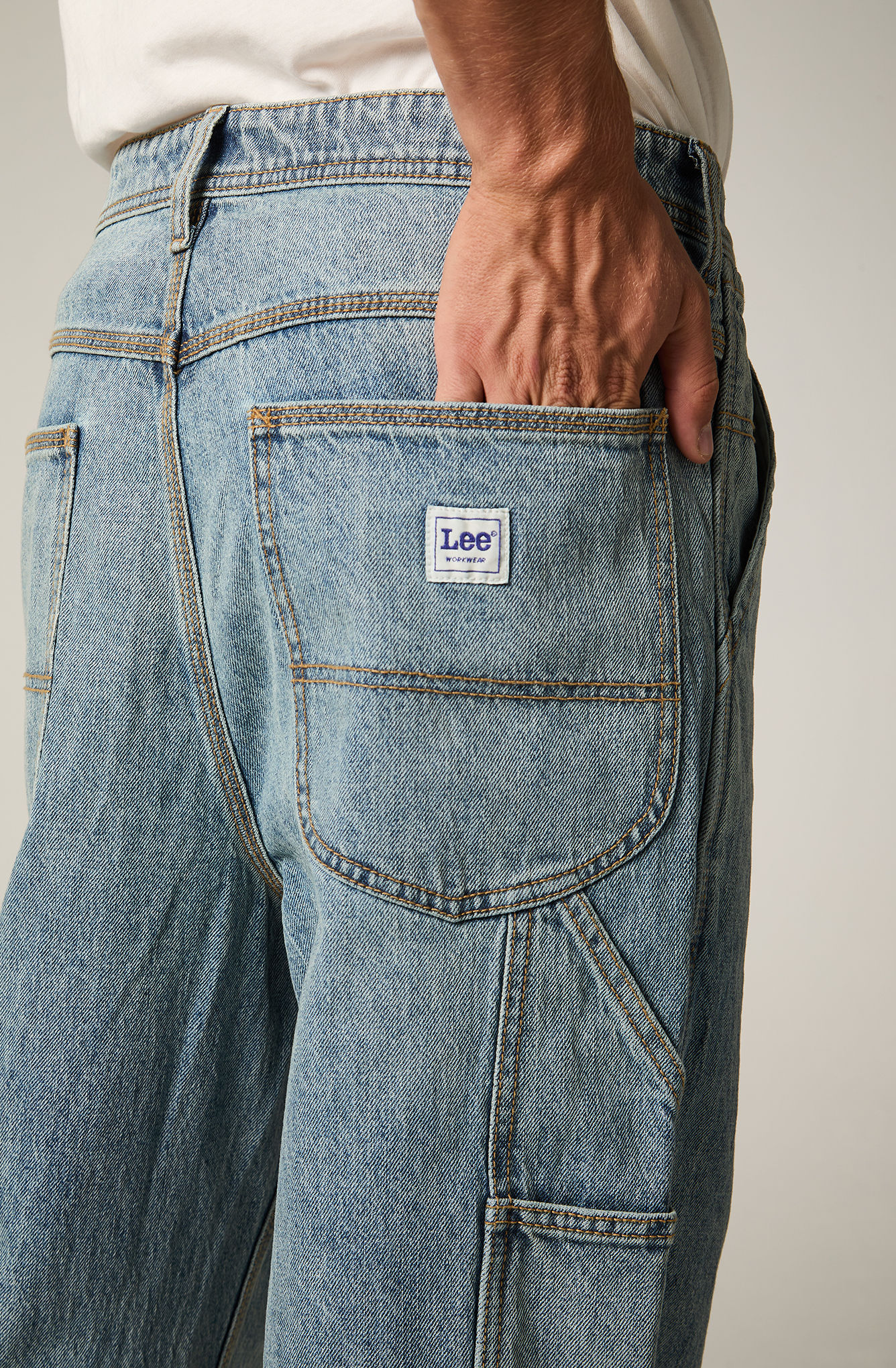 JEANS HOMBRE RELAX AZUL CARPENTER - 4