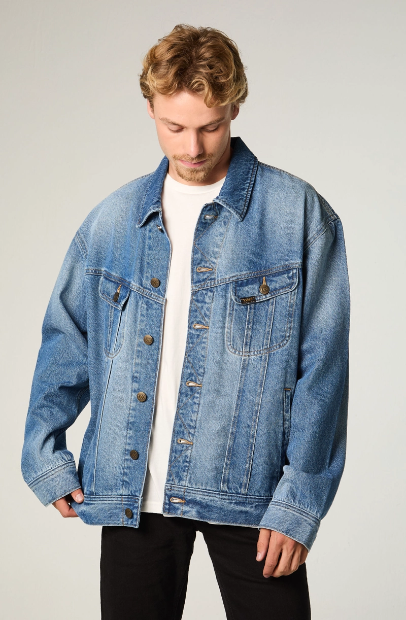 CHAQUETA HOMBRE REGULAR AZUL RIDER - 1