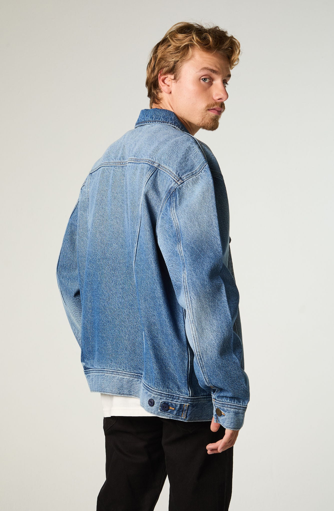 CHAQUETA HOMBRE REGULAR AZUL RIDER - 4