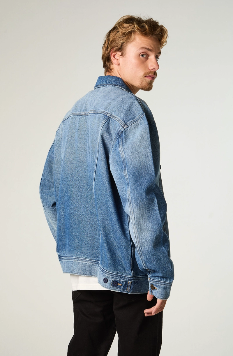 CHAQUETA HOMBRE REGULAR AZUL RIDER - 4