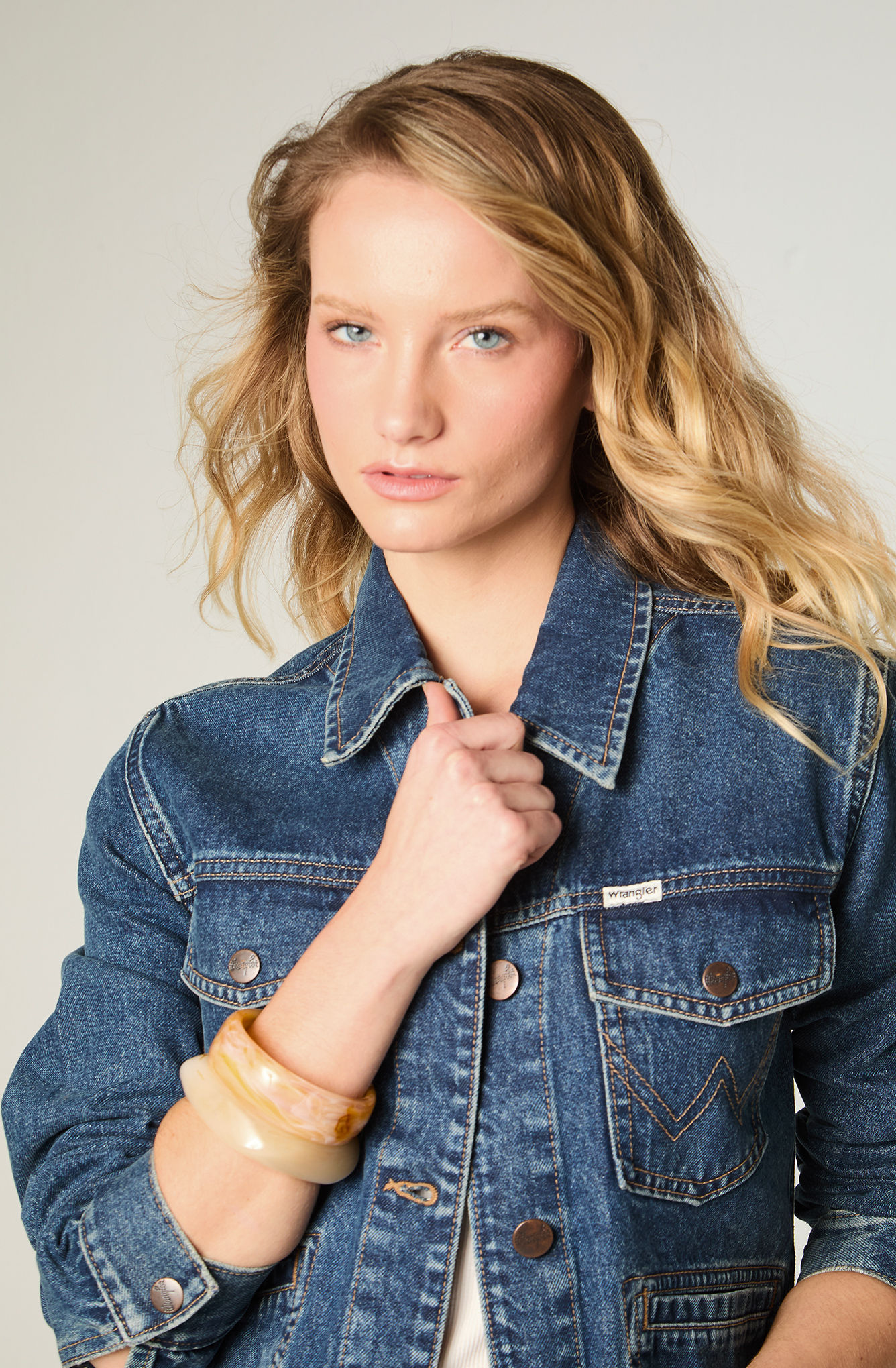 CHAQUETA MUJER HERITAGE DENIM HERITAGE FIT AZUL - 2