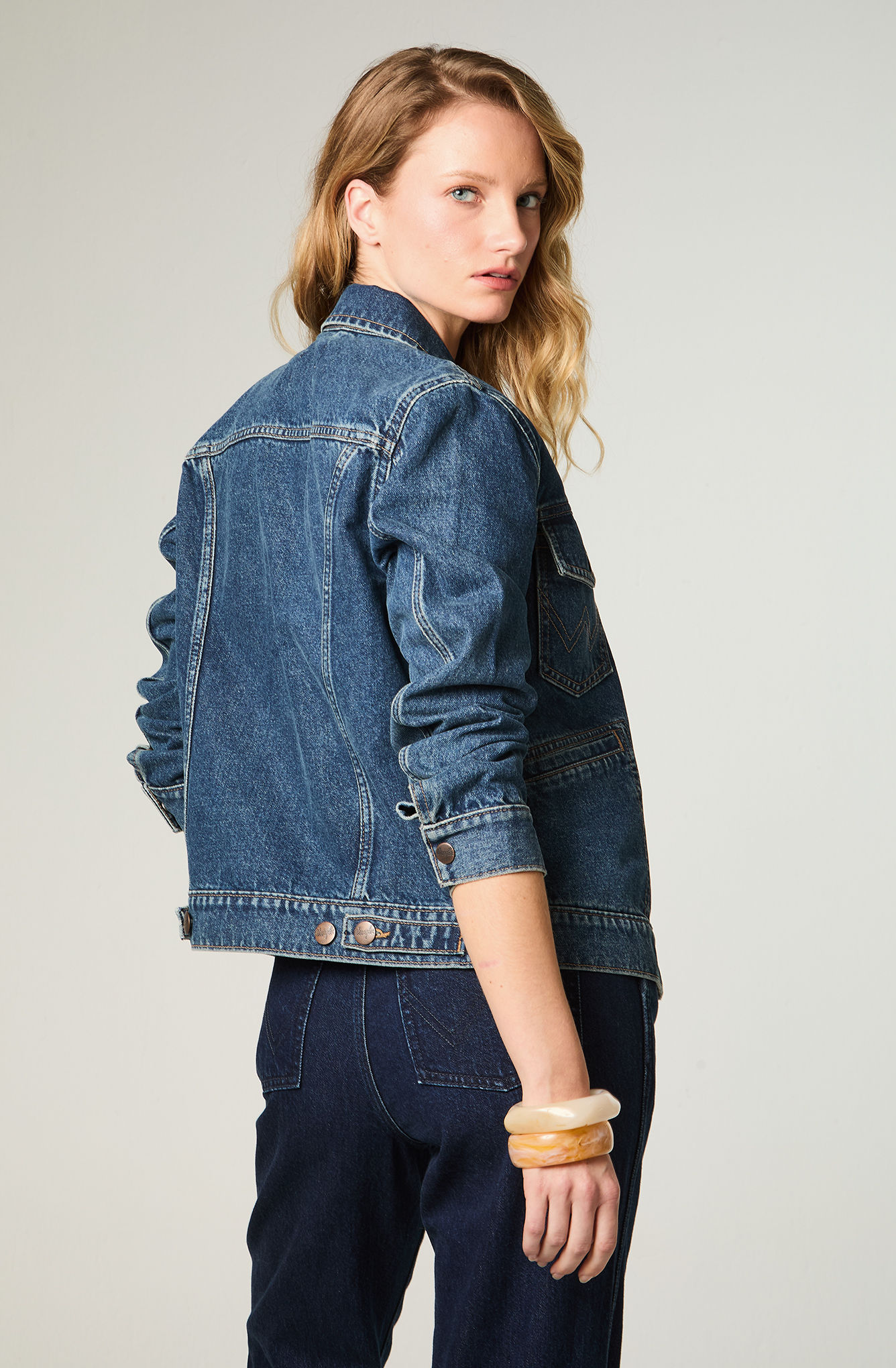 CHAQUETA MUJER HERITAGE DENIM HERITAGE FIT AZUL - 3