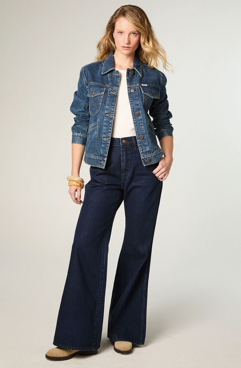 CHAQUETA MUJER HERITAGE DENIM HERITAGE FIT AZUL - 4