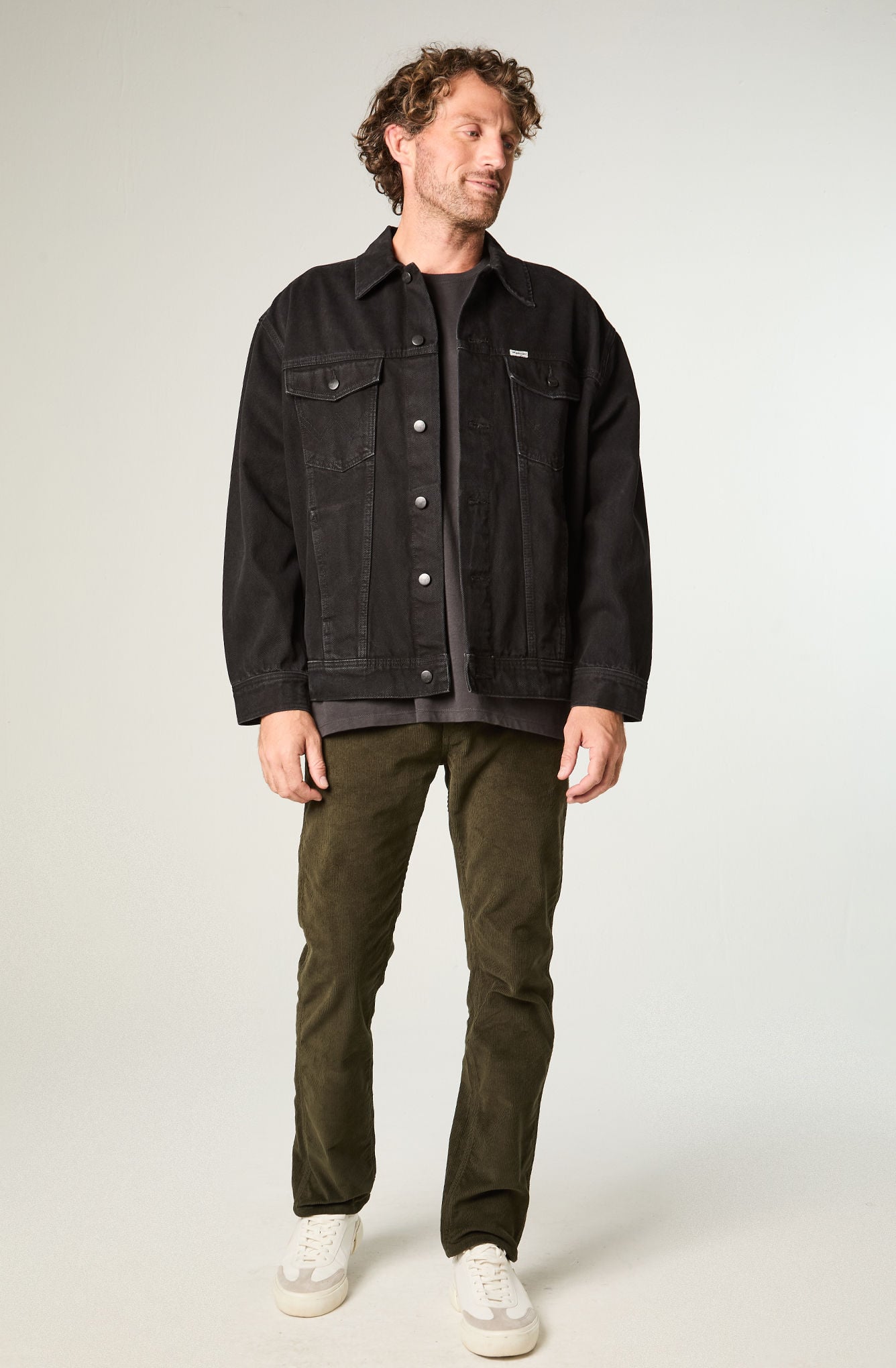 CHAQUETA HOMBRE TRUCKER DENIM REGULAR FIT NEGRO - 2