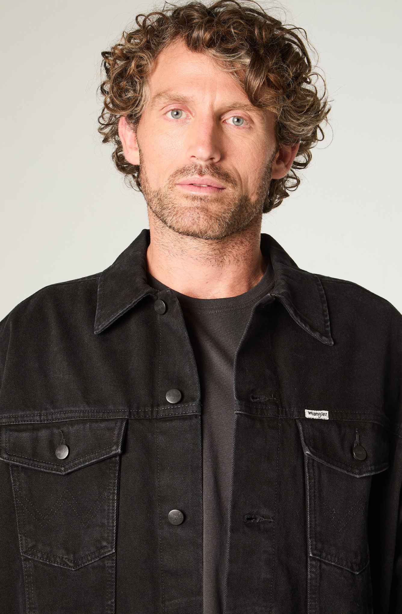 CHAQUETA HOMBRE TRUCKER DENIM REGULAR FIT NEGRO - 3