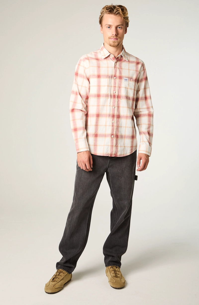 CAMISA  HOMBRE REGULAR ROJO WORKWEAR - 2