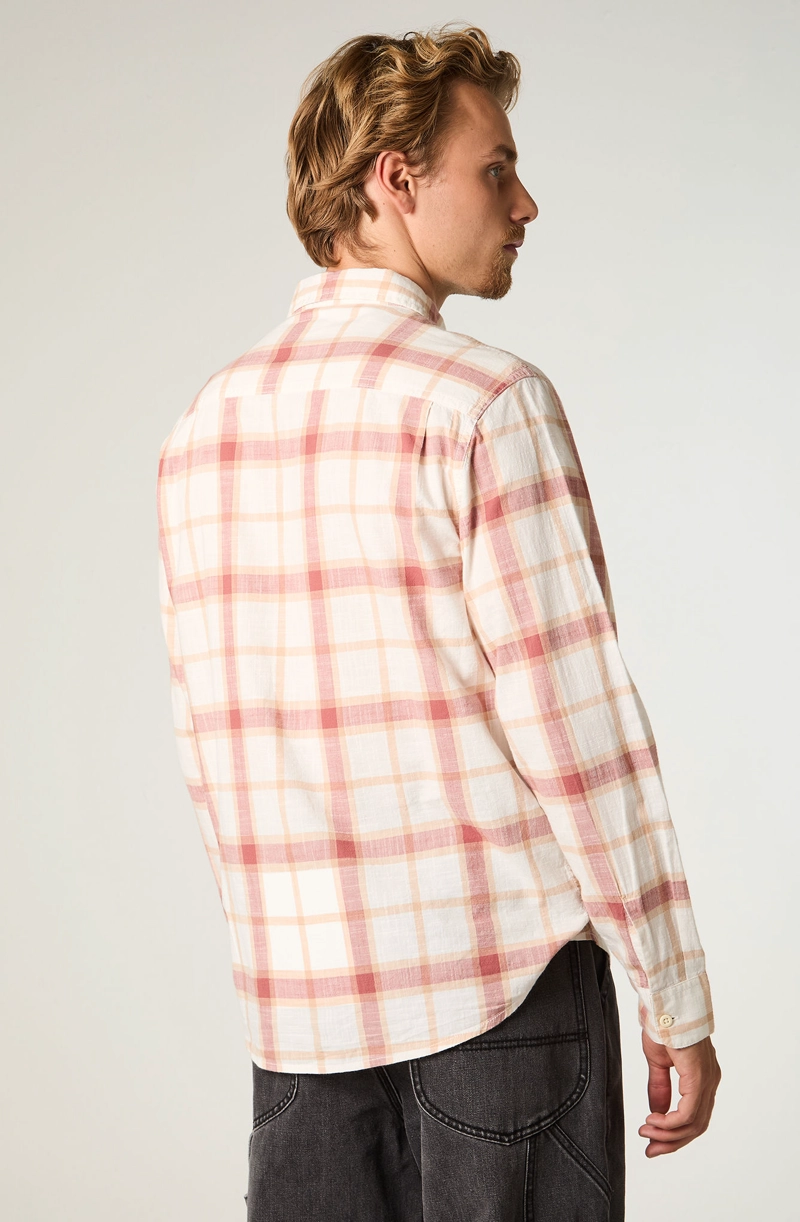 CAMISA  HOMBRE REGULAR ROJO WORKWEAR - 4