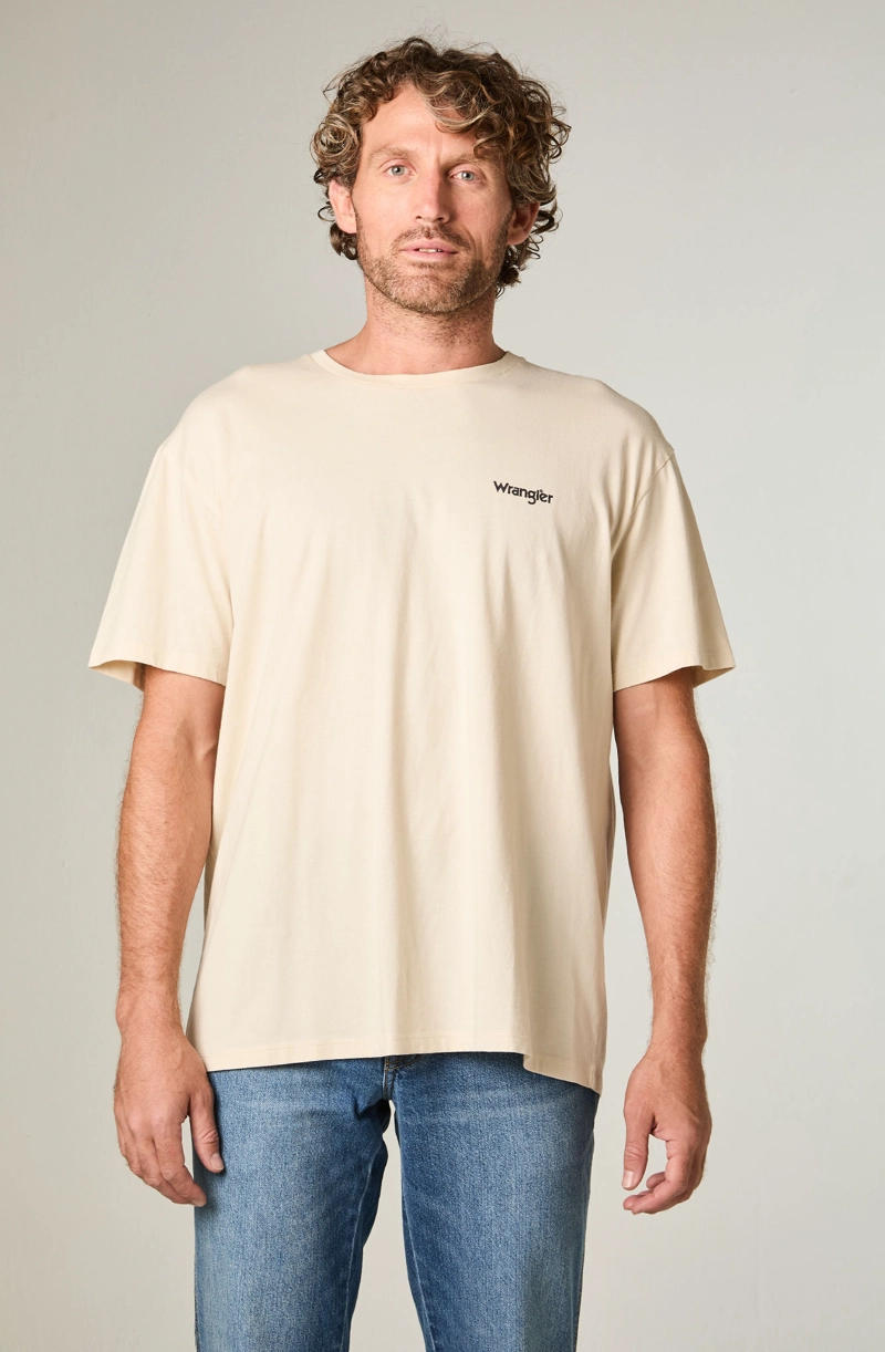 POLERA HOMBRE SS VINTAGE TEE REGULAR FIT BLANCO - 1