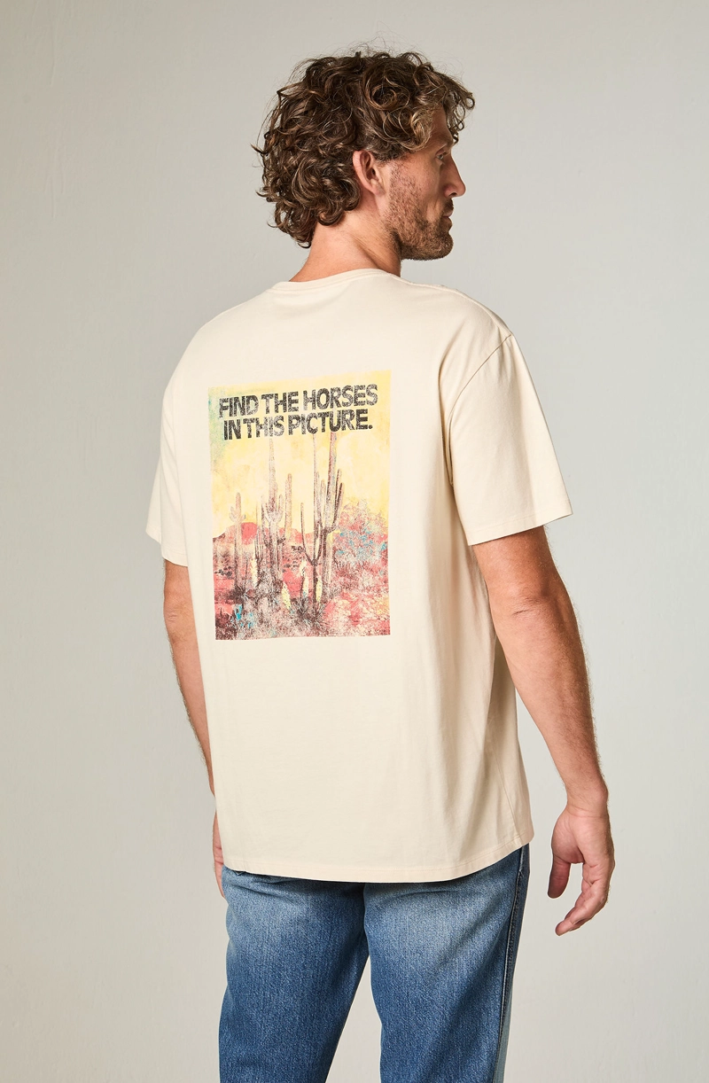 POLERA HOMBRE SS VINTAGE TEE REGULAR FIT BLANCO - 4