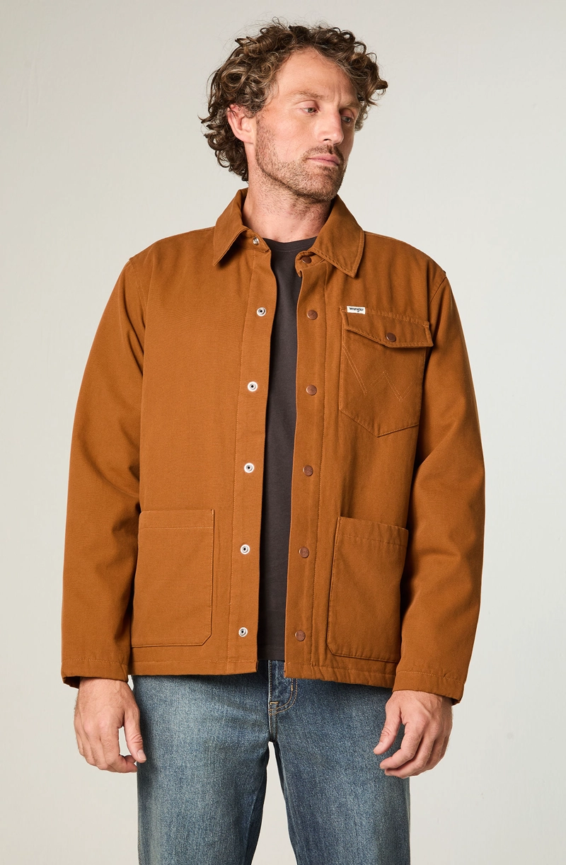 CHAQUETA HOMBRE TRANSITIONAL JACKET REGULAR FIT CAFE - 1