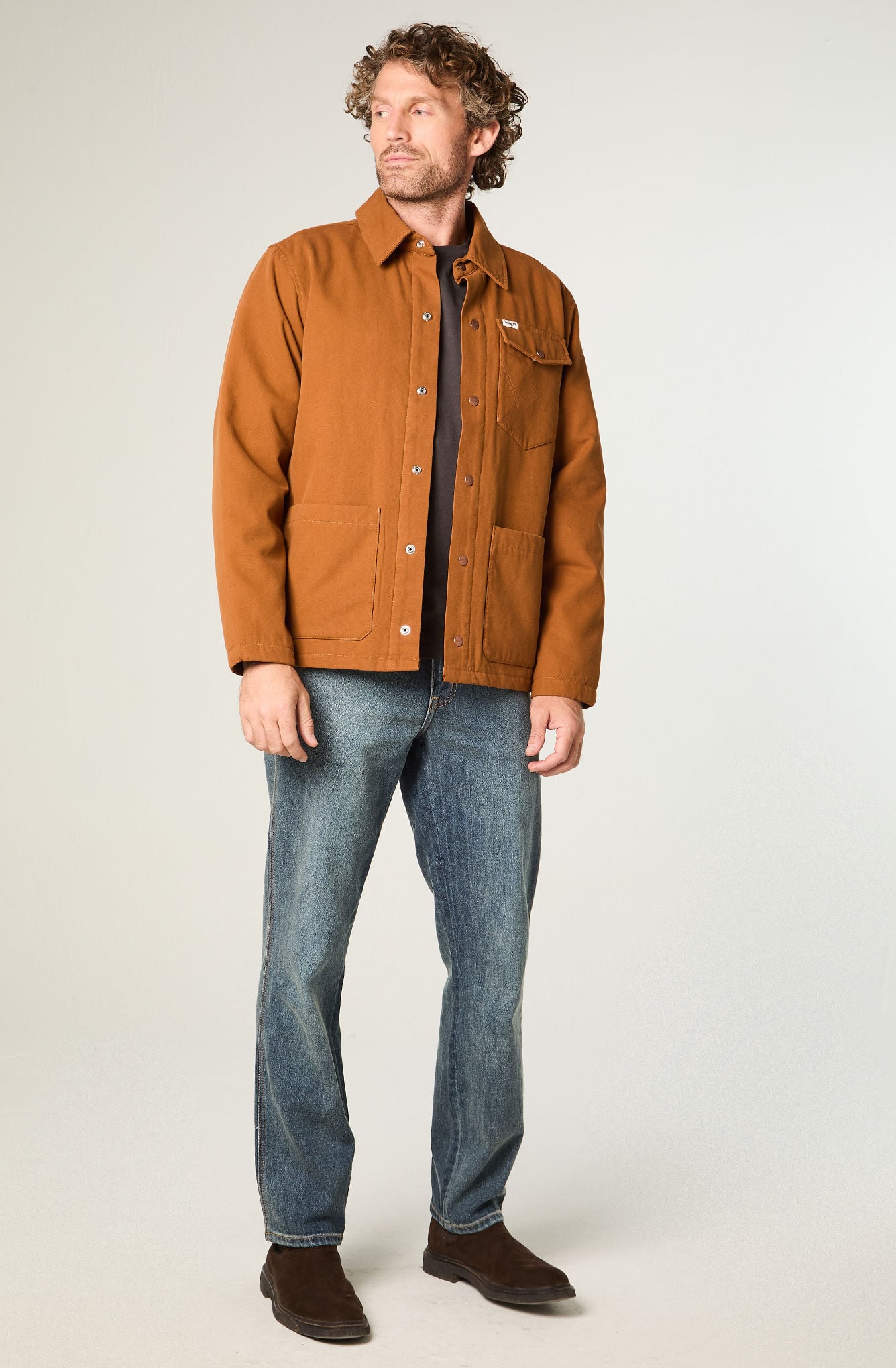 CHAQUETA HOMBRE TRANSITIONAL JACKET REGULAR FIT CAFE - 2