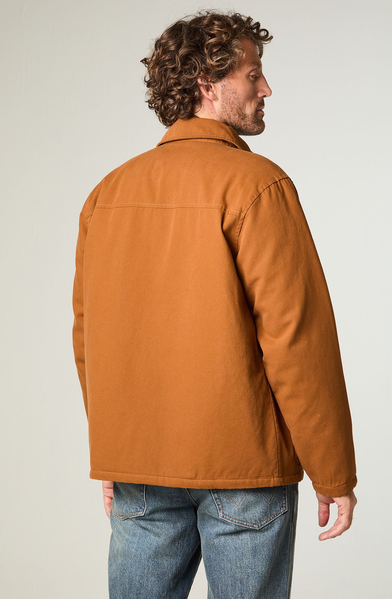 CHAQUETA HOMBRE TRANSITIONAL JACKET REGULAR FIT CAFE - 4