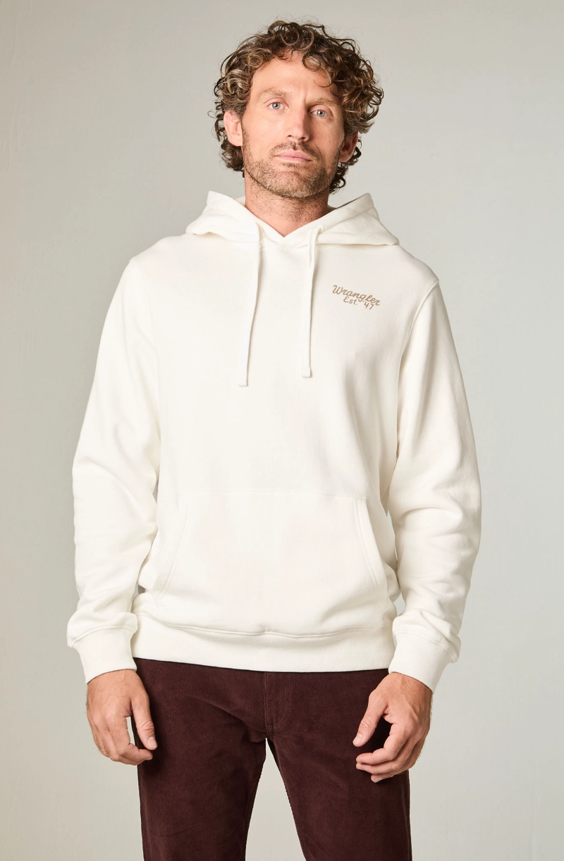 POLERON HOMBRE HOODIE REG REGULAR FIT BLANCO - 1