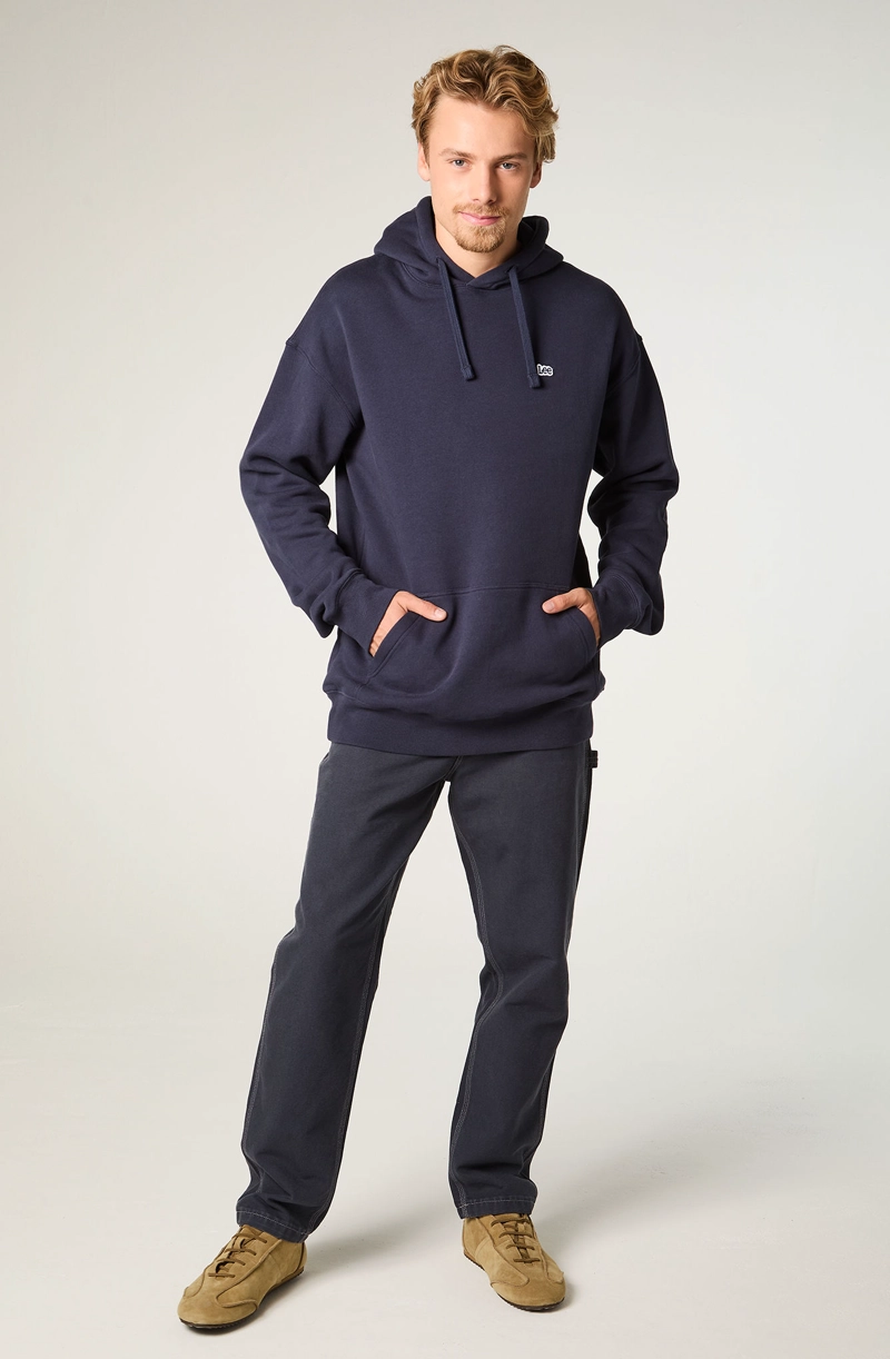 POLERON HOMBRE LOOSE AZUL HOODIE - 2