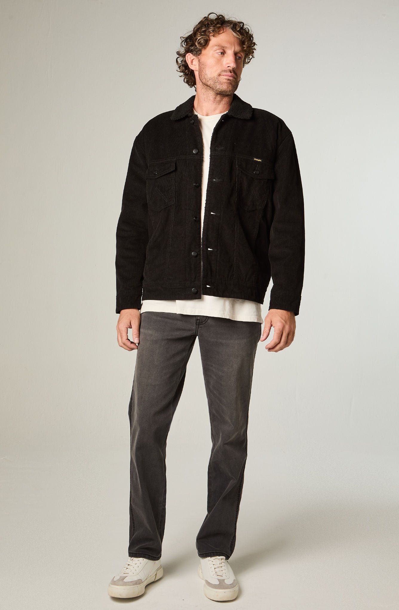 CHAQUETA HOMBRE SHERPA COTELE REGULAR FIT NEGRO - 2
