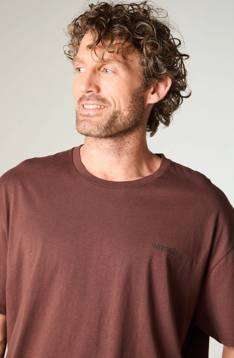 POLERA HOMBRE SS VINTAGE TEE REGULAR FIT CAFE - 3