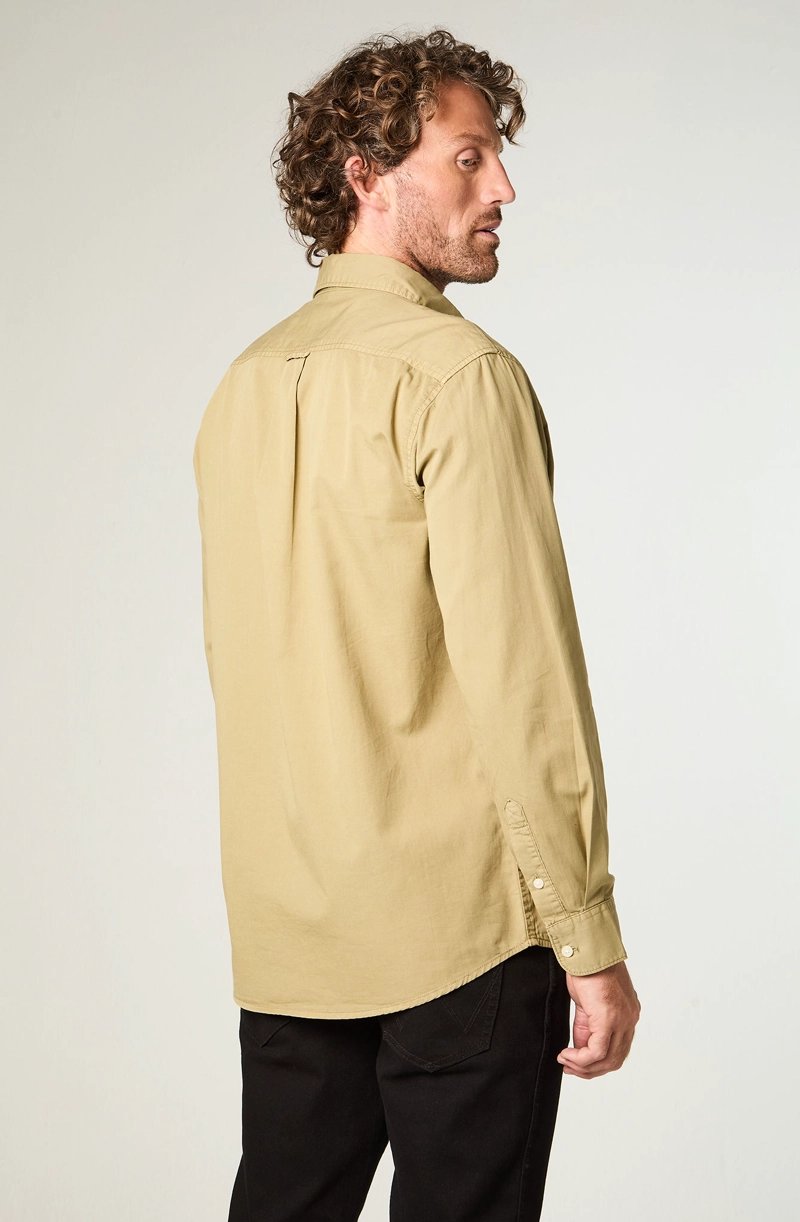 CAMISA HOMBRE LS NO POCKET REGULAR FIT VERDE - 4
