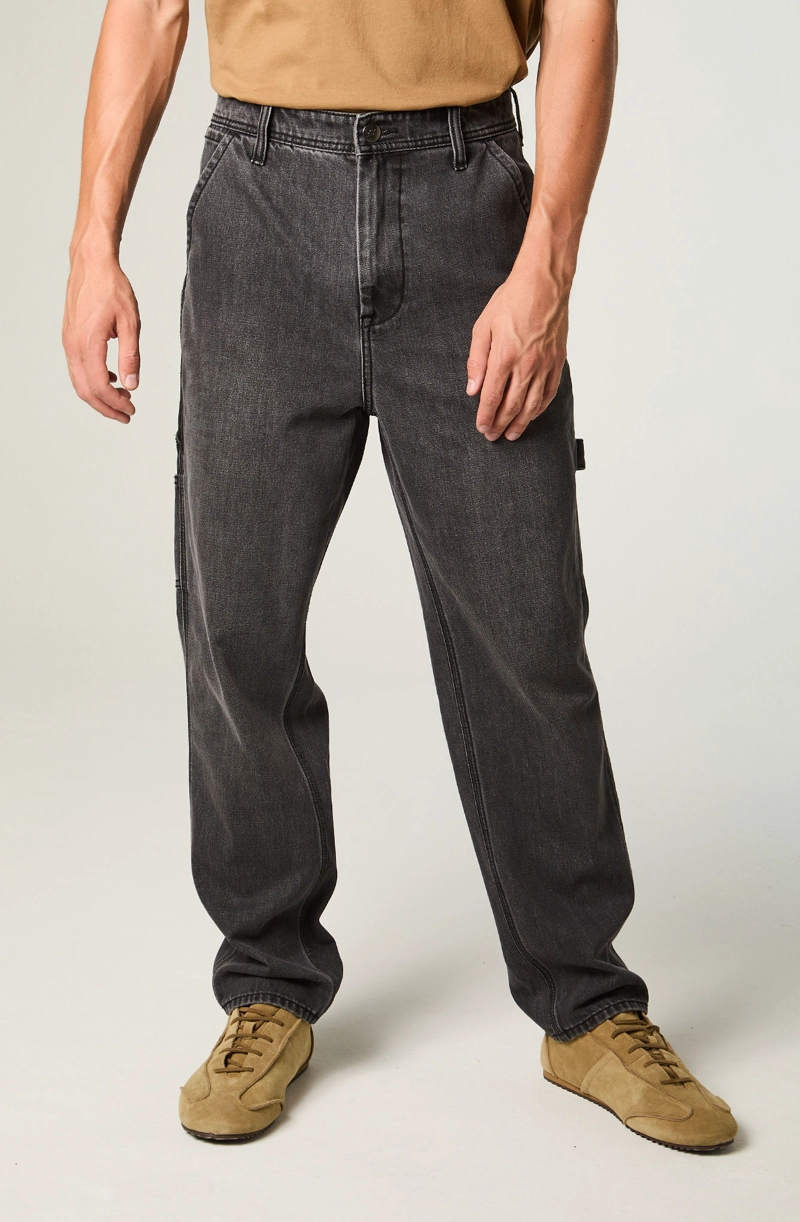 JEANS HOMBRE RELAX NEGRO CARPENTER - 1