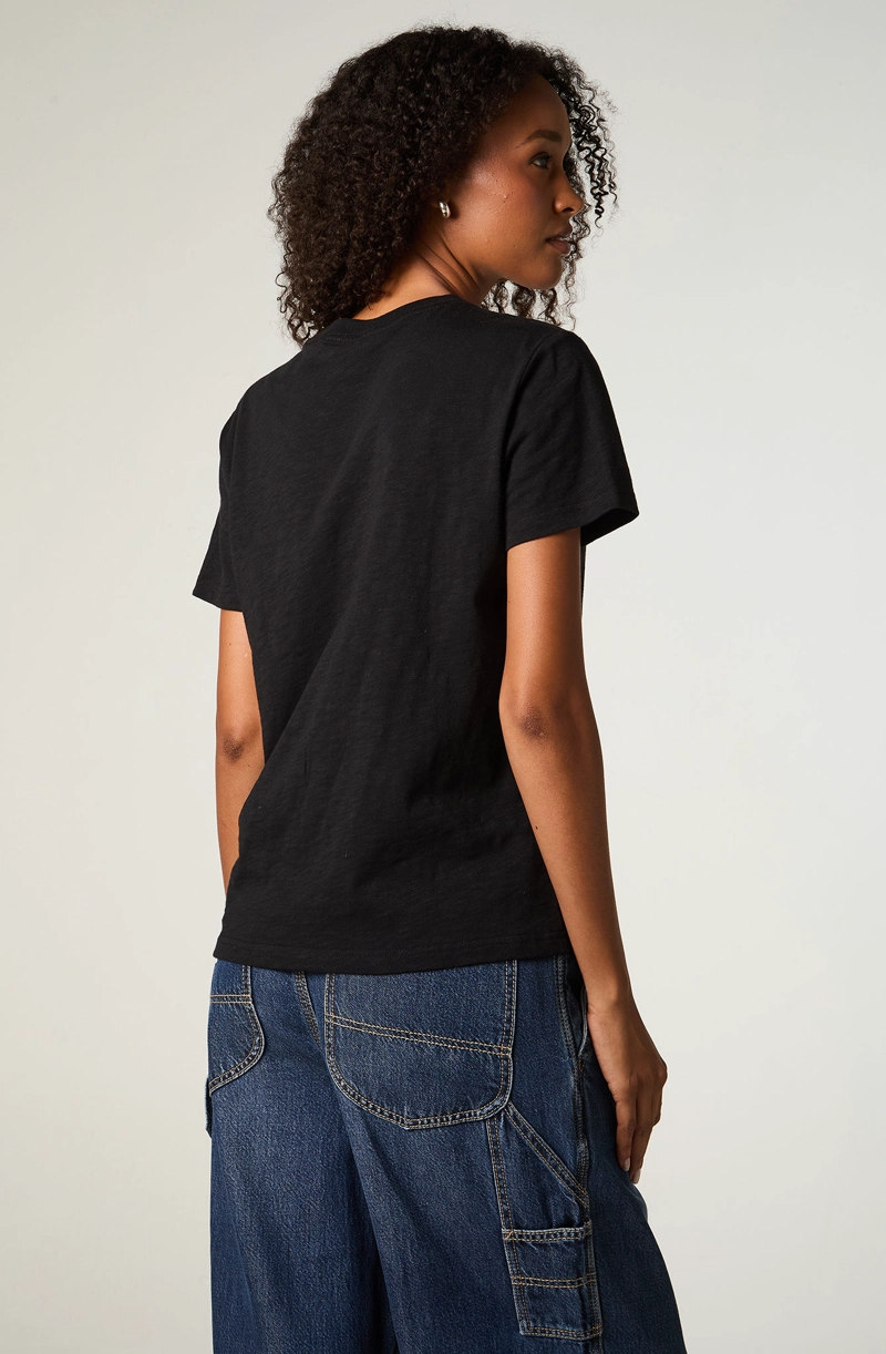 POLERA  MUJER REGULAR NEGRO POCKET TEE - 4